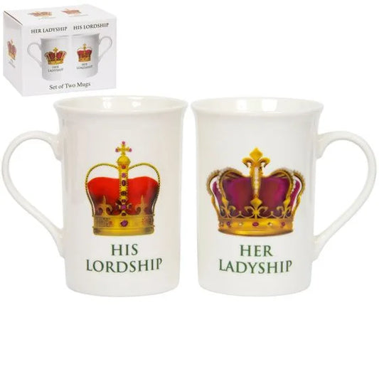 LORDSHIP & LADYSHIP MUG SET 2