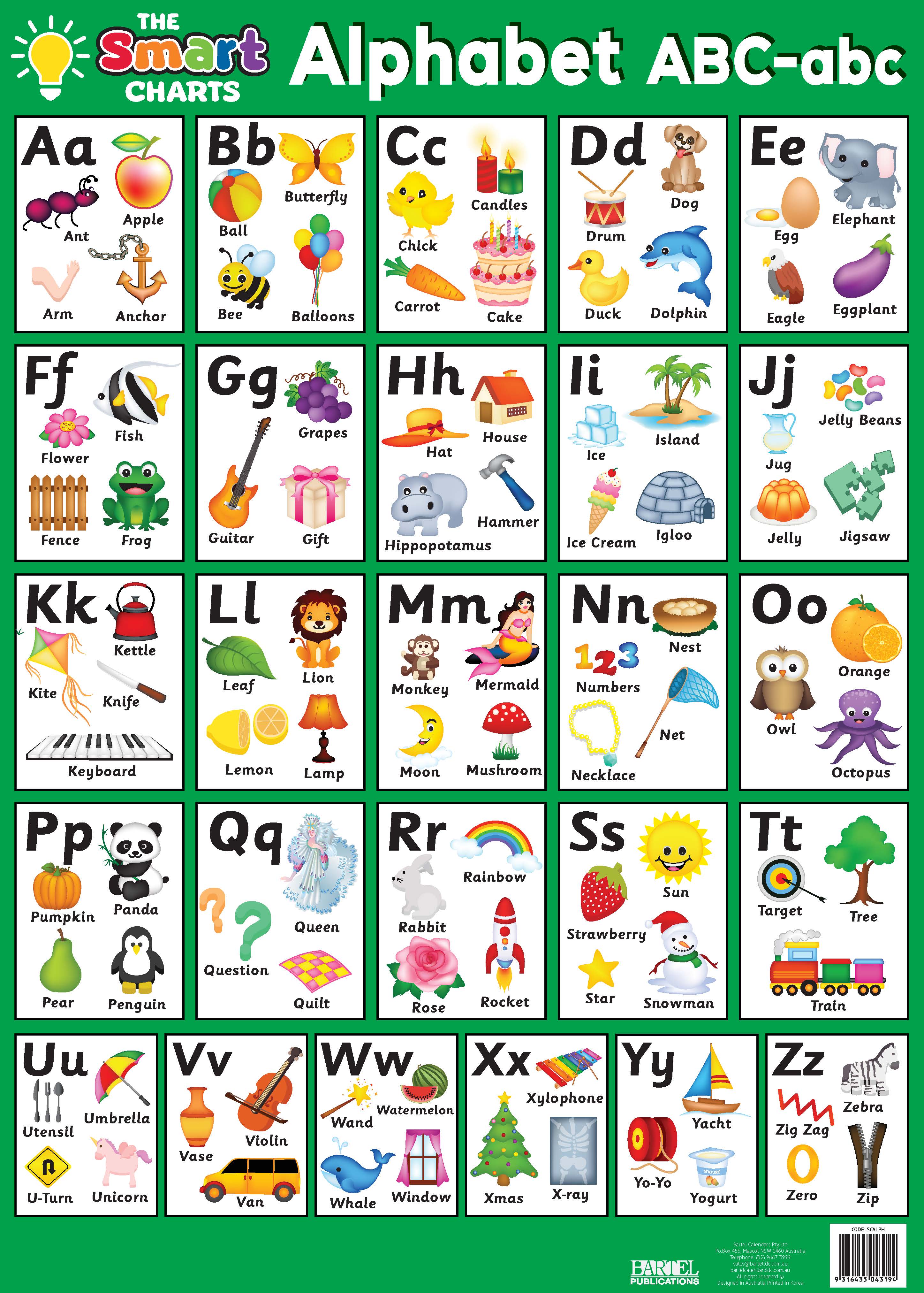 SMART CHART ABC / ALPHABET – Gifts R Us